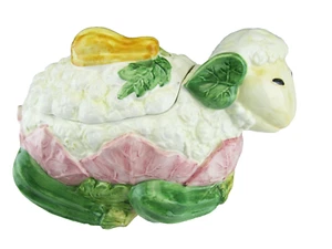 Sigma The Tastesetter Ceramic Lamb Cannister/ Tureen/ Cookie Jar Dated 1933 - Picture 1 of 8