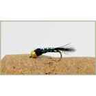 Goldhead Nymphs. Trout Flies 3 Pack Black Gold Bead Evil Weevil, Choice of sizes