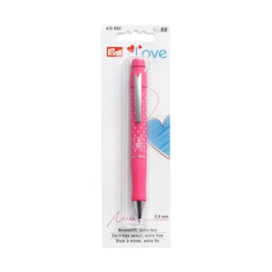 Prym Love: Cartridge Pencil With 2 Cartridges With Integrated Eraser: Pink - Imagen 1 de 3