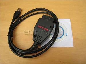 USB VAG K+CAN Commander Full 1.4 OBD OBDII 2 COM Calbes VW Audi Skoda Seat - Picture 1 of 1