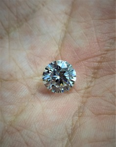 Lab Grown CVD Diamond Round Cut 2.01 Ct F Grade CERTIFIED VVS1 +1 Free Gift Ad43