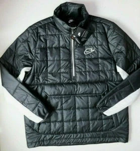 NIKE SPORTSWEAR SYNTHETIC FILL QUILTED ANORAK HALF ZIP JACKET CU4418-070 MEN M - Picture 1 of 12