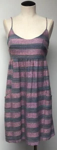 ABITO HUNTER DIXON ANTROPOLOGIA ROSA E VERDE A RIGHE TWEED SPAGHETTI STRAP XS 2 - Foto 1 di 7