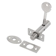 Office Door Stainless Steel Hidden Manager Tubewell Key Mortise Lock Silver Tone