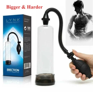 Vacuum Penis Pump for Male Enhancement ED Erectile Enlargement Penis Enlarger BG - Picture 1 of 8
