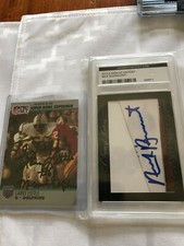 Nick Buoniconti + Larry Little 2012 AUTOGRAPH Auto A SIGN OF HISTORY SIGNED 17-0