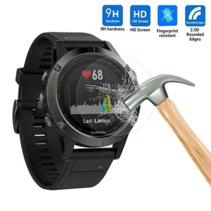 temperato Pellicola protettiva For Garmin Fenix6 6s 6x Shapphire Pro Sloar - Zdjęcie 1 z 19