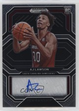 2021-22 Panini Prizm Draft Picks College Penmanship AJ Lawson #CP-AJL Auto