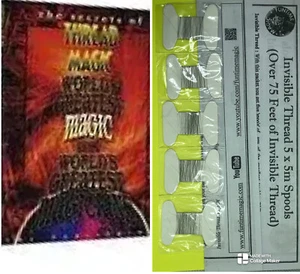Learn To Levitate, Magicians Invisible Thread (FT) - 75 ft & DVD Worlds Greatest - Picture 1 of 8
