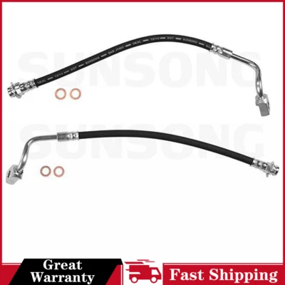 2x manguera de freno para Chevrolet Impala 2006 2007 2008 2009 2010 2011 2012 2013 Foto 1 de 4