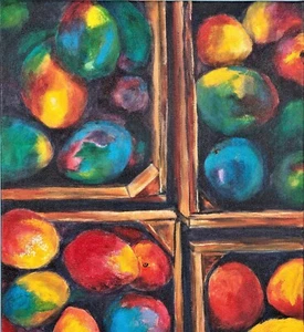 Mangoes 2' óleo sobre lona Julia Forman - 'Mangoes 2 - Imagen 1 de 5