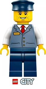 LEGO City - Bus Driver Minifigure from Set 60407 - cty1769 - NEW - Picture 1 of 2