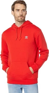 Sudadera con Capucha Adidas L87510 Para Hombre Roja Essentials Original Logo Talla M - Imagen 1 de 3