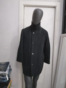 KIMO TREND cappotto in misto cachemire/lana usato uomo man Tg 52 grigio XYC963L - Picture 1 of 8