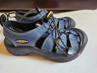 Keen Kids Youth Sandals Water Shoes Blue Nylon Closed Toe Newport H2 Boys SZ 12 - Image 1 of 4
