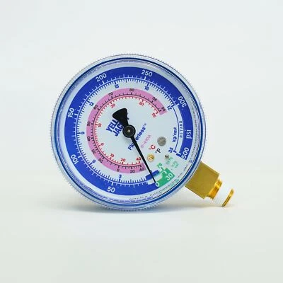 Yellow Jacket 49036 Manifold 2-1/2" Blue Compound Manifold Gauge for R-410A - Image 1 of 4