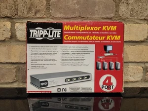 Tripp Lite  (B022004R) 4-Port External KVM Switch PS/2 - Picture 1 of 4