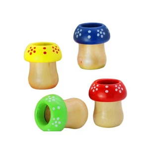 Simulation Mushroom Toys Infant Child Developmental Kaleidoscope Wood - Picture 1 of 11