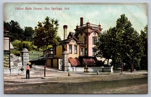 Postal de Hot Springs Arkansas Palace Bath House - Imagen 1 de 2