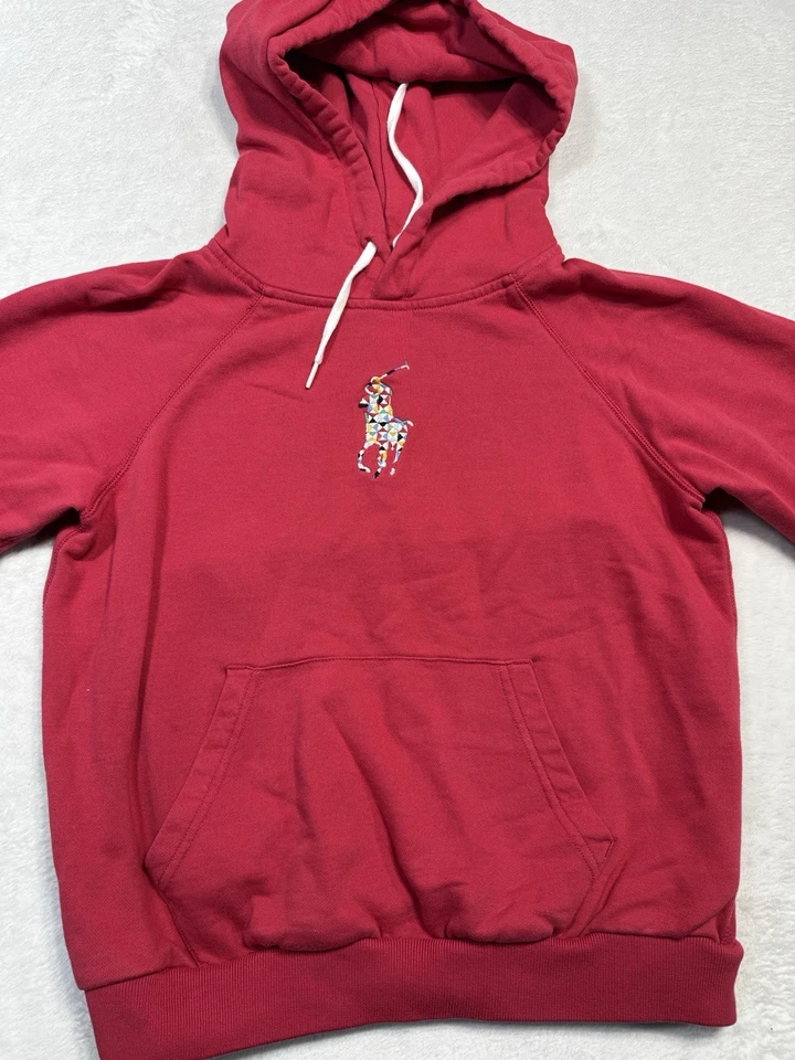 Polo Ralph Lauren Mujer Magenta Talla M Sudadera con Capucha Edición Limitada Orgullo Polo Pony Foto 1 de 4