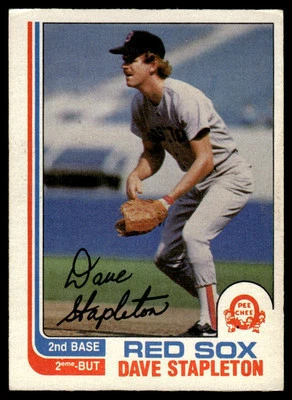 1982 O-Pee-Chee Dave Stapleton Boston Red Sox #93 - Image 1 of 2