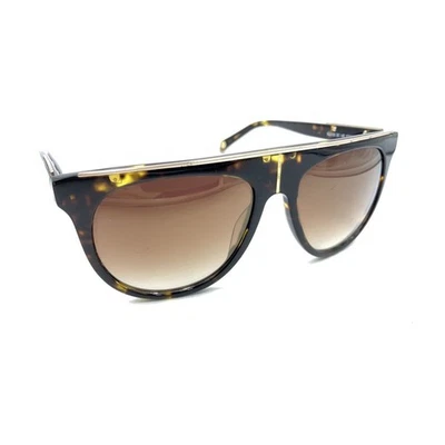 Gafas de sol Balmain BL2105 05 marrón tortuga dorado lentes marrones 57-17 145 Francia Foto 1 de 4