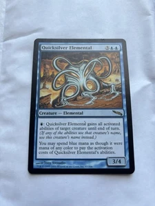 Quicksilver Elemental Mirrodin Magic: The Gathering Card - Picture 1 of 6