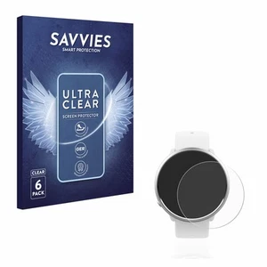 6x Savvies Film Protection Ecran pour Polar Ignite Film Protecteur Clair - Afbeelding 1 van 11