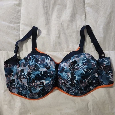 Sujetador deportivo Elomi EL8042 Energise U/W EE. UU. 40K con gancho estampado camotrópico Foto 1 de 4