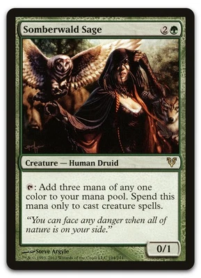 Somberwald Sage #194 (NM) Avacyn Restored AVR Magic MTG - Image 1 of 2