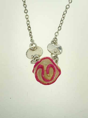 Collana Christian Dior con top motivo rosa SLV donna usata