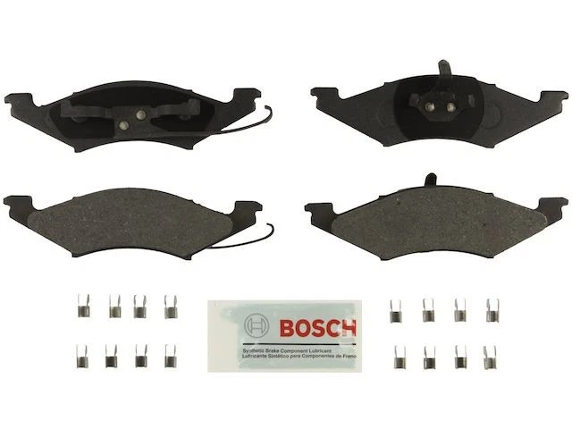 Juego de pastillas de freno delanteras Bosch 68KQ96J para topacio Mercury 1984-1986, 1992-1994 Foto 1 de 1