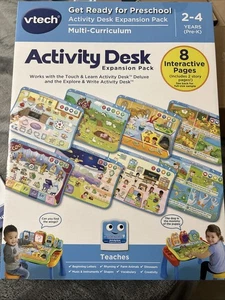 VTech Activity Desk Expansion Pack Get Ready For Preschool Expansion Pack New - Picture 1 of 1