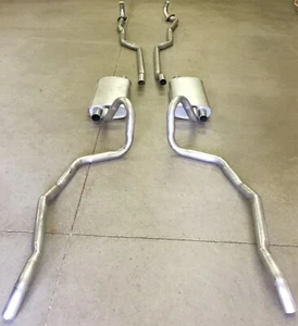 1964-65 PONTIAC GTO LEMANS TEMPEST V8 DUAL EXHAUST SYSTEM, ALUMINIZED - Picture 1 of 1