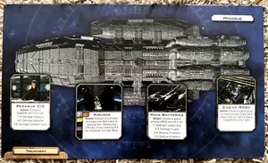Battlestar Galactica Board Game - Pegasus Replacement Game Board Only - Picture 1 of 5