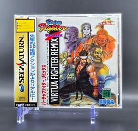 Virtua Fighter Remix w/ Spine Card Obi Strip Sega Saturn NTSC-J JAPAN JP Import