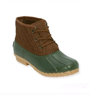Botas para mujer St. John's Bay marrón bosque verde exterior talla 10M totalmente nuevas. Foto 1 de 4
