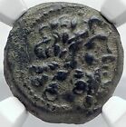 DEMETRIOS II Nikator 129BC Genuine Ancient SELEUKID Greek Coin ZEUS NIKE i82088