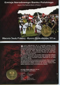2 Zloty - Polish Cavalry History - Heavy Knight XV c. - Coin in Blister - Picture 1 of 1