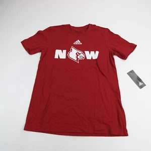 Louisville Cardinals adidas Short Sleeve Shirt Men's Red New - Picture 1 of 4
