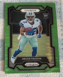 2023 Panini Prizm Rookies Neon Green Pulsar Prizm Deuce Vaughn #324 Rookie RC - Bild 1 von 2