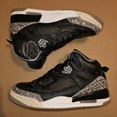 Nike Air Jordan Spizike Black Cement Gray Men's Shoes 315371-034 Size 9 - Image 1 of 4