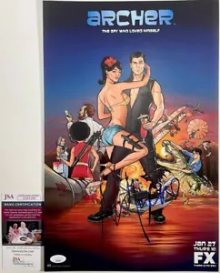 Aisha Tyler signierter Bogenschütze 11x17 Poster C Autogramm Lana Kane JSA COA - Bild 1 von 2