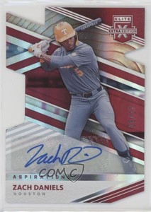 2020 Elite Extra Edition Aspirations Die-Cut Signatures /27 Zach Daniels Auto