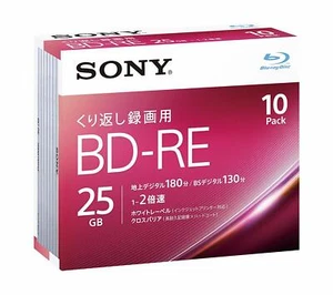 JAPAN SONY 10BNE1VJPS2 Video Blu-Ray Disc 1 Layer 180 Min 25GB x 10 Pack TRACK - Imagen 1 de 3
