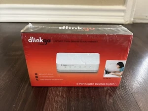 Brand New DLinkGo by D-Link DSS-5E 5-Port 10/100 Desktop Ethernet Network Switch - Picture 1 of 3