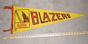 Vintage WHA Vancouver Blazers Hockey Team Team Logo Wimpel verstorben - Bild 1 von 6