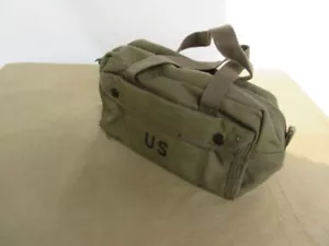 US Army Tool Bag Cargo Bag Canvas bolsa de combate bolsa de cultura lavadora camping - Imagen 1 de 8