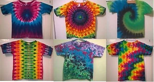 Nueva Camiseta Tie Dye 4T para Niños Pequeños Alstyle o Gildan 100% Algodón Mangas Cortas - Imagen 1 de 28
