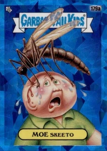 2022 Garbage Pail Kids Chrome SAPPHIRE Series Moe SKEETO #179a - Picture 1 of 2